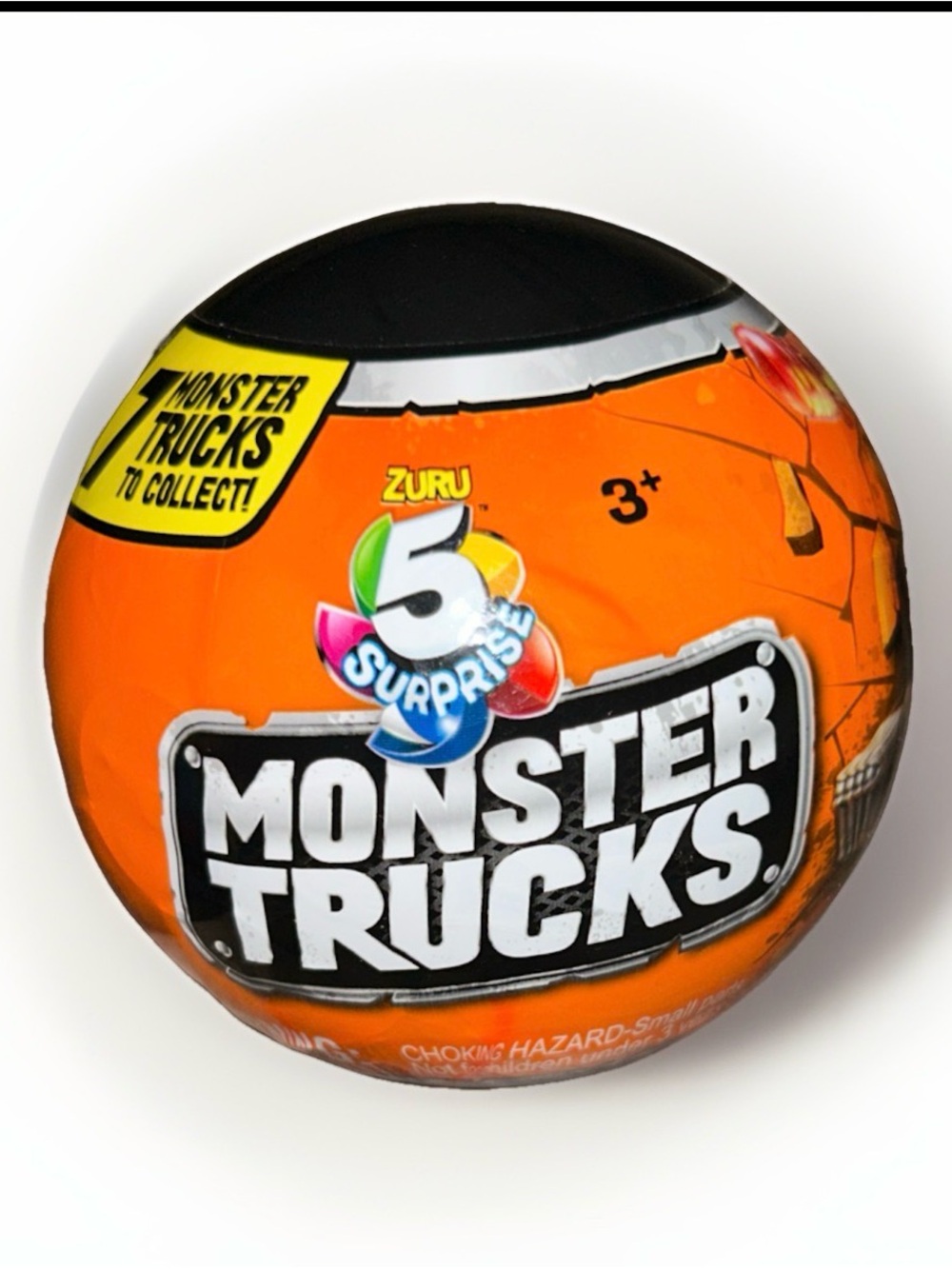 Zuru 5 Surprise Monster Trucks Collectible Ball - Orange